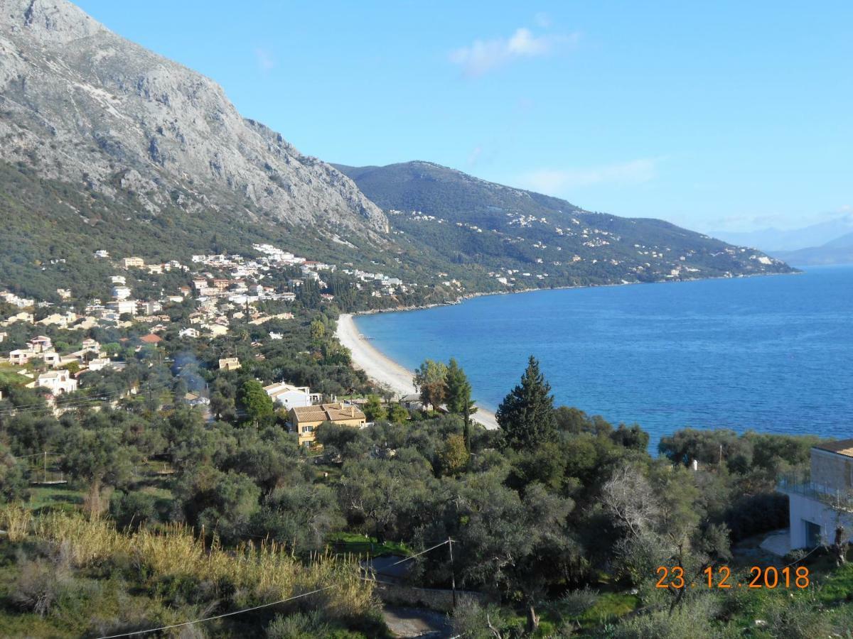 Lukia Barbati Mare Villa Kültér fotó